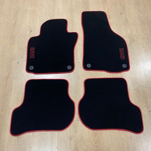 Floor Car Mat For Volkswagen Golf 5 GTI 2003-2008 , Embroidery Logo , Free Shipping , Set of 4 , Production to Order