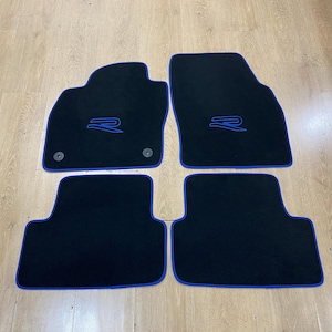 Floor Car Mat For Volkswagen Polo AW 2018-2024 , Embroidery Logo , Free Shipping , Set of 4 , Production to Order