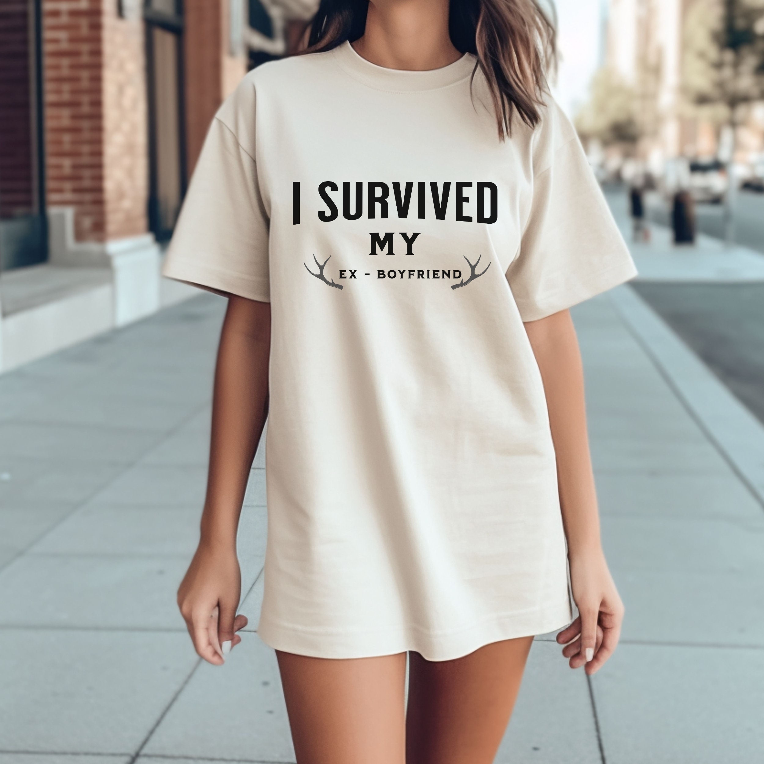 I Survived My Ex Boyfriend Shirt Gifts for Ex Girlfriend Joke Break up Comfy Sleep Shirt Cheater Shirt Gifts for Ex Cheater Break up Gift Etsy