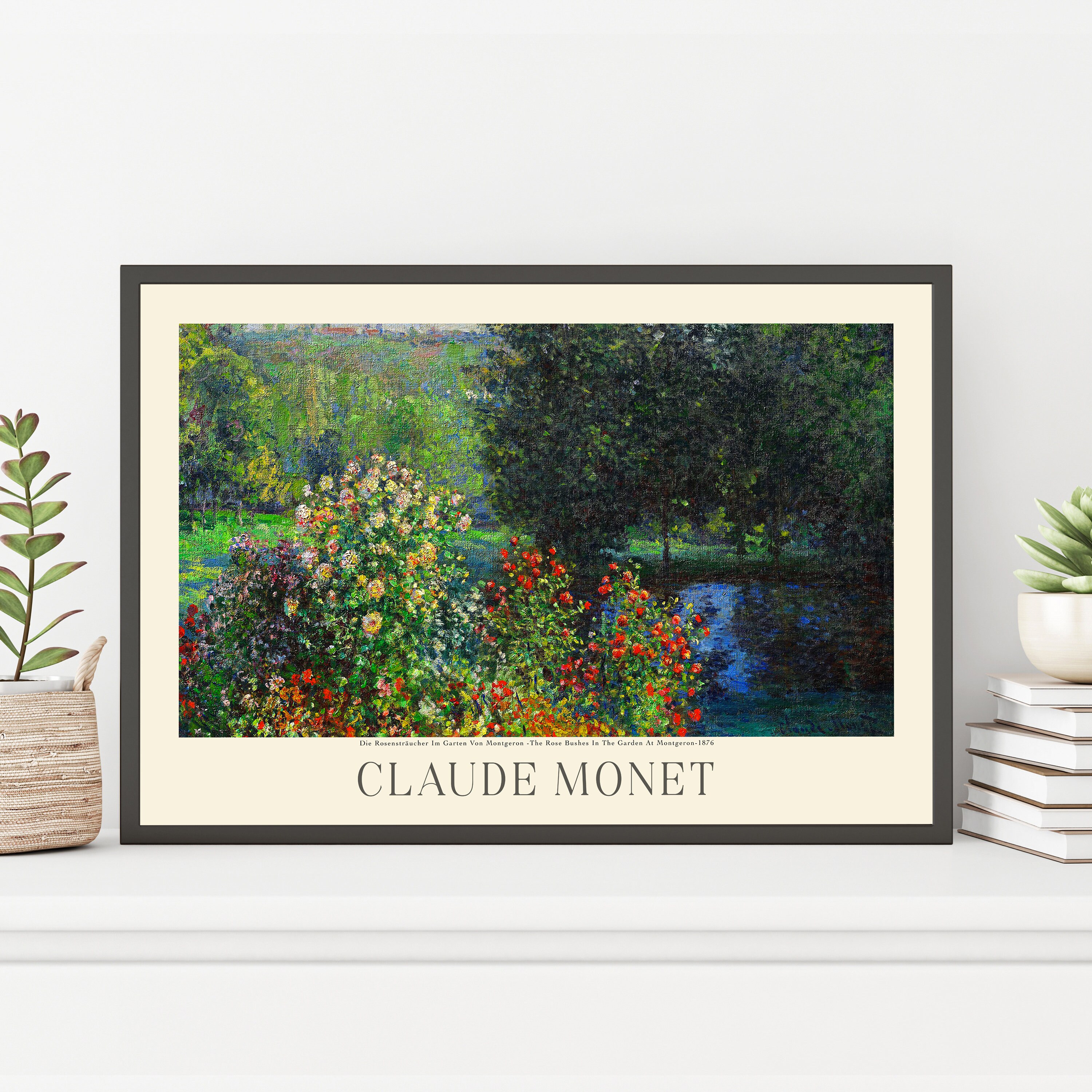 Digital Print, Claude Monet Art, Printable Wall Art, Claude Monet ...