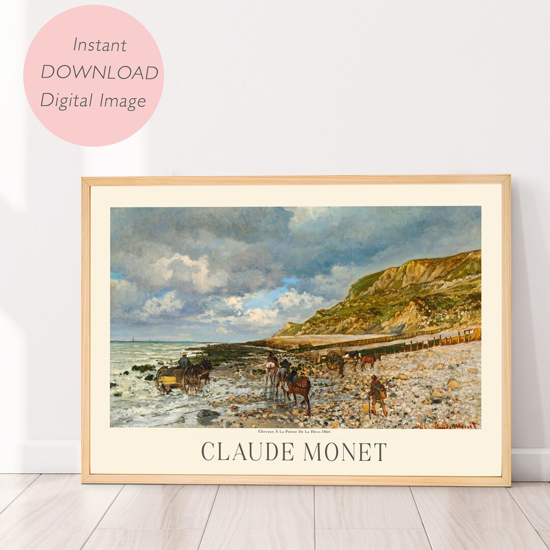 Digital Print, Claude Monet Art, Printable Wall Art, Claude Monet ...