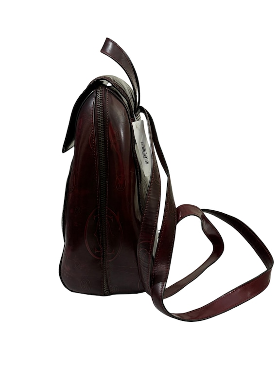 Cartier Red Happy Birthday Patent Leather Backpac… - image 5