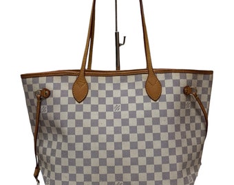Louis Vuitton Neverfull Azur MM Bag