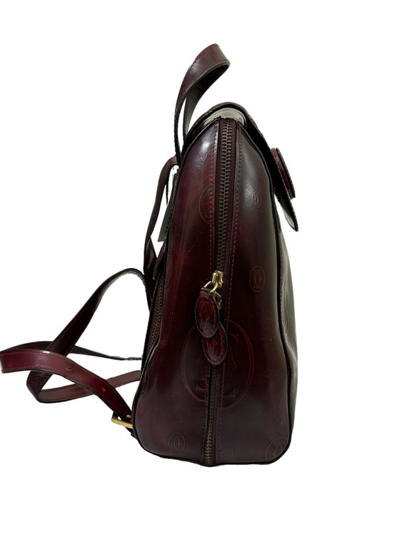 Cartier Red Happy Birthday Patent Leather Backpac… - image 4