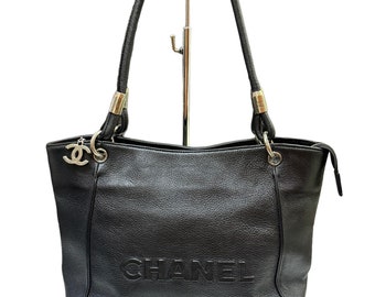 Chanel Lamb Skin Shoulder Script Bag