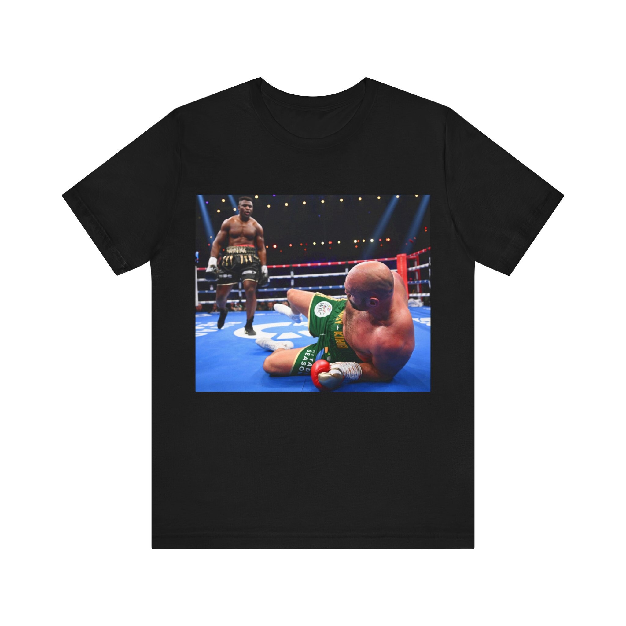 Boxing Heavyweight Francis Ngannou vs Tyson Fury Knock down Vintage T-Shirt