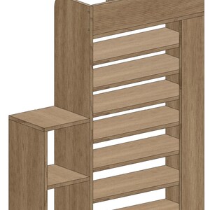 Shoe Rack Build Plan (metric) - Etsy