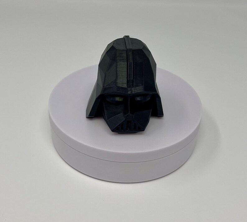 Black Darth Vader Star Wars Christmas Tree Topper Ornament Etsy