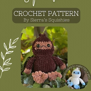 Toddle-Squatch *Crochet Pattern*
