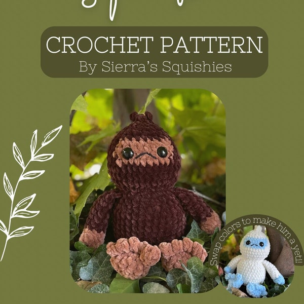 Toddle-Squatch *Crochet Pattern*