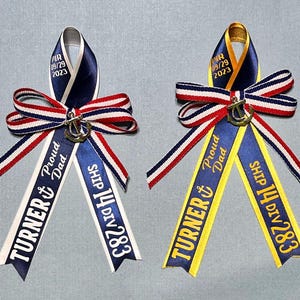 PIR Ribbon / Navy Graduation Ribbon - Perfect Keepsake