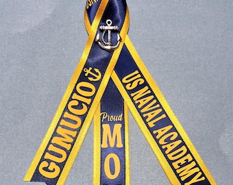 US NAVAL ACADEMY Graduation Ribbon (min 2)