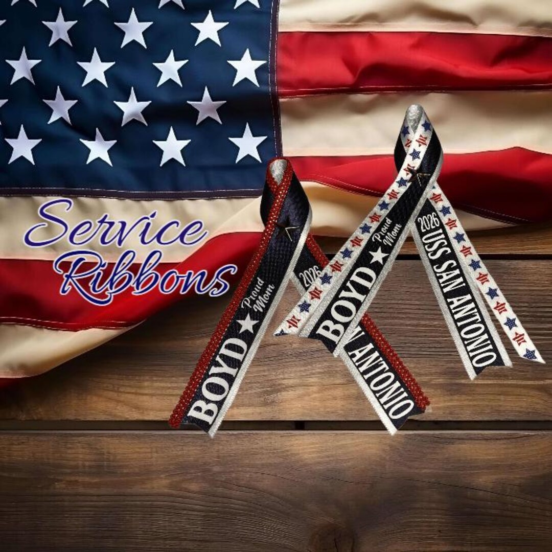Deplotment Ribbons Custom Military Service & Deployment Commemorative Ribbon - Etsy