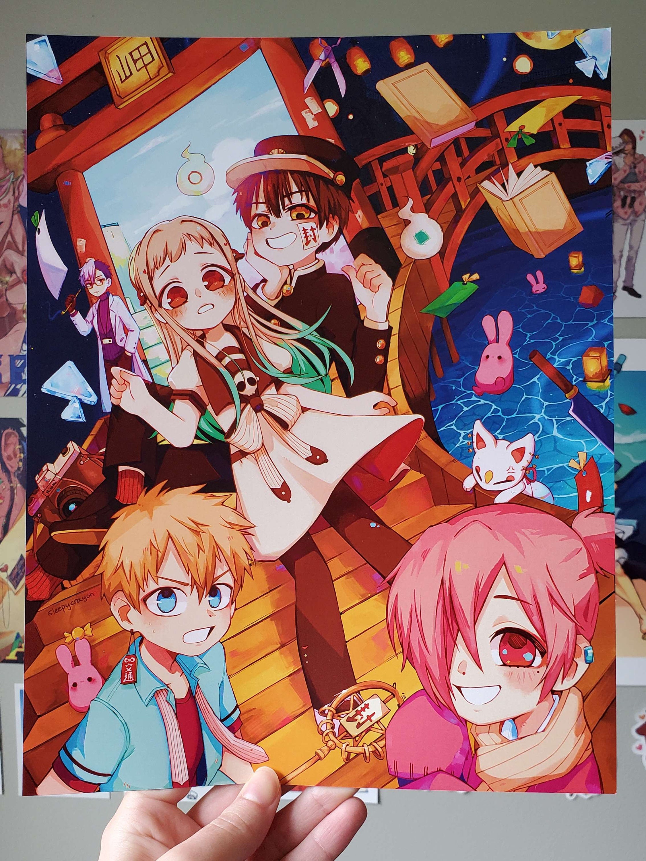 Toilet Bound Hanako Kun Abzeichen Set - 8 Stück Anime Figuren Pins Für Sammler Und Fans