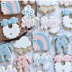 Gender Reveal Cookies