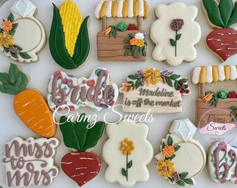 Off the Market bridal showers cookies  - 1 dozen
