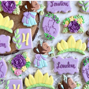 Princess & the Frog  cookies - 1 dozen