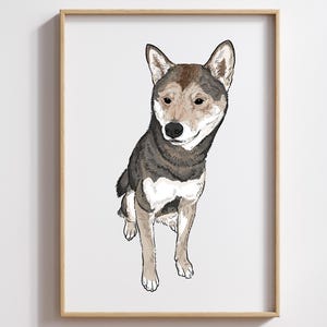 Watercolor Custom Pet Portraits Hand-drawn Using Pet Photo Personalized Digital Dog Portraits Cat Portraits Custom Pet Art Pet Drawing