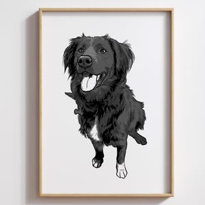 Watercolor Custom Pet Portraits Hand-drawn Using Pet Photo Personalized Digital Dog Portraits Cat Portraits Custom Pet Art Pet Drawing