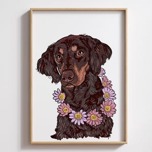 Watercolor Custom Pet Portraits Hand-drawn Using Pet Photo Personalized Digital Dog Portraits Cat Portraits Custom Pet Art Pet Drawing