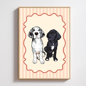 Watercolor Custom Pet Portraits Hand-drawn Using Pet Photo Personalized Digital Dog Portraits Cat Portraits Custom Pet Art Pet Drawing