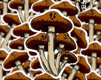 Halloween Freaky Fungi Sticker