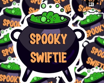 T Swift Eras Tour Spooky Swiftie Sticker