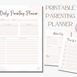 Ultimate Parenting Planner Printable - for a well-organised family life