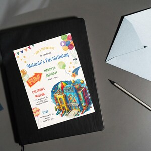 Museum Invitation, Museum Birthday Party, Kids Museum Party, Museum ...