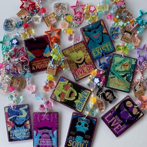 Pirate Anime Inspired OP Beaded Acrylic Keychain