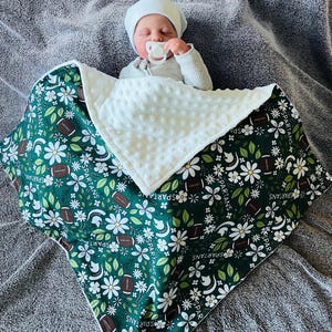 Michigan State inspired / Toddler Blanket / Sports Team Baby Blanket / Lovey