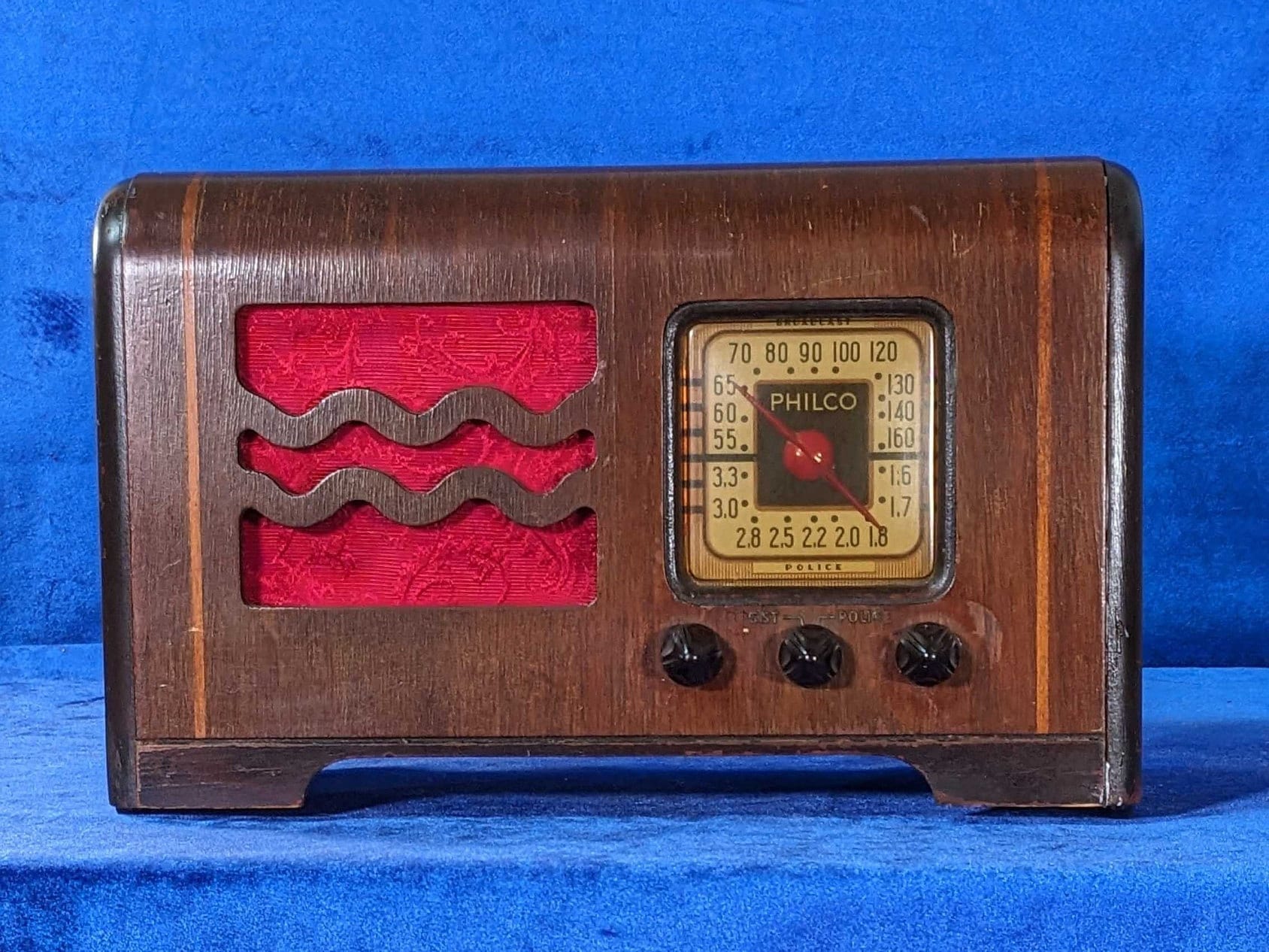 radio vela analogica rps560rd red