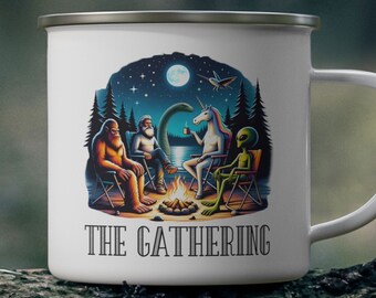 Bigfoot Mug, Camping Mug, Bigfoot Gift, Sasquatch Coffee Mug, Funny Bigfoot Mug, Bigfoot Unicorn mug, Bigfoot Alien mug, Cryptozoology mug