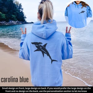 Hammerhead Shark Hoodie Shark shirt Ocean lover shark lover gift Marine life sweatshirt Beach surf Hoodie scuba diver gift shark graphic tee