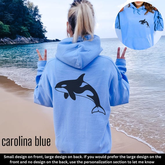 Orca Shirt, Orca Whale Hoodie, Killer Whale sweatshirt, Vintage Whale Shirt, Orca Whale Lover Gift, Beach Surf Hoodie, Marine Sealife shirt