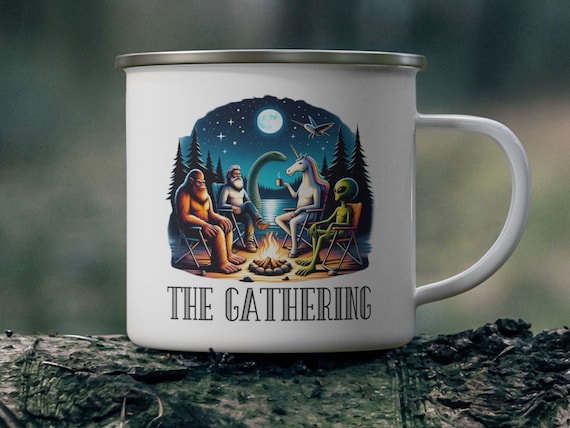 Bigfoot Mug, Camping Mug, Bigfoot Gift, Sasquatch Coffee Mug, Funny Bigfoot Mug, Bigfoot Unicorn mug, Bigfoot Alien mug, Cryptozoology mug