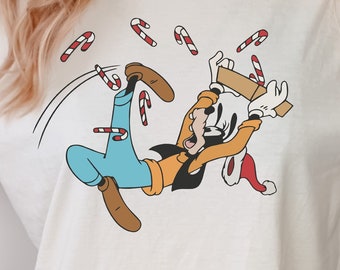 Disney Christmas Shirt, Disney Goofy Christmas T-Shirt, Goofy Christmas Sweatshirt, Goofy Shirts, Goofy Fall T-Shirts, Christmas Sweatshirts