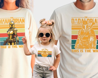 Dadalorian The Child Matching Shirt, Mamalorian And The Child Shirts, Dadalorian and Mamalorian Tshirt, Mother Day Tshirts, Fathers Day Tees