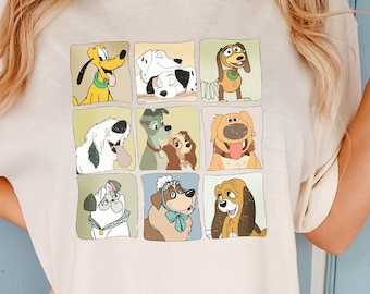 Disney Dogs Shirt, Dog Lovers T-Shirt, Disneyland Shirts, Disney World T-Shirts, Dog Tee, Cute Dog Tees, Disney Dug Pluto Nana Sweatshirts