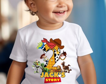 Custom Birthday Toy Story Shirt, Toy Story T-Shirt, Toy Story Tee, Toy Story Birthday Shirts, Toy Story Birthday Kid T-Shirts, Gift for Kids