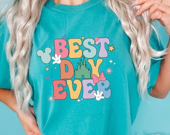 Best Day Ever Comfort colors Shirt, Disney Trip Shirts, Cute Disney For The Snacks Shirt With Fun Disney Vacation Shirt,Disney Best Day Ever