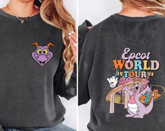 Camisetas Comfort Colors Disney Figment, Camiseta vintage Disney World Figment Epcot, Camisetas Disneyworld, Camiseta Disney Family Trip,