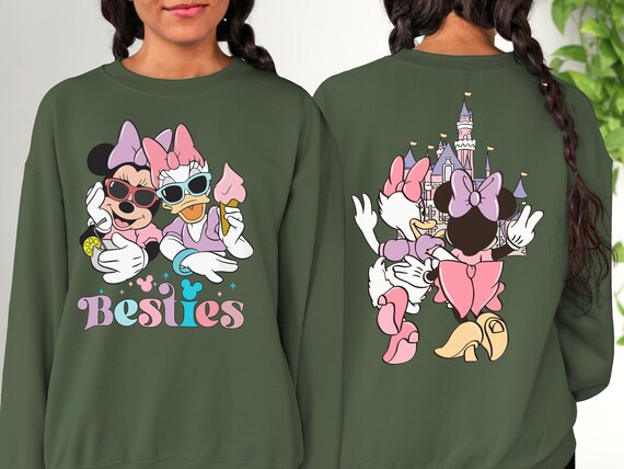 Minnie Mouse and Daisy Duck Comfort Colors Shirt, Disney Mickey