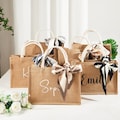 Personalized Bridesmaid Bags with Scarf, Burlap Tote Bags, Beach Bag, Bridesmaid Gift Bags, Bachelorette Party Bags, Bridal Shower Bags