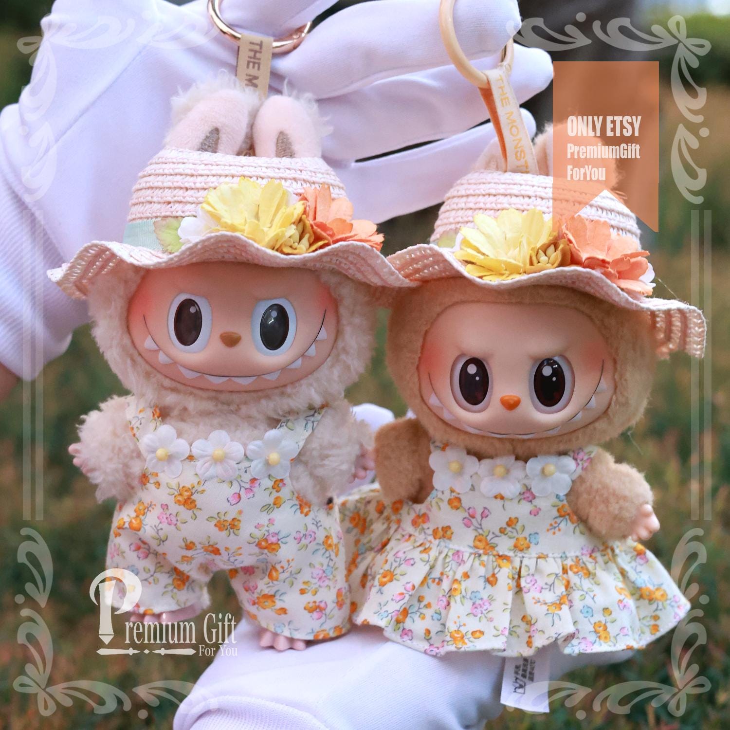 【LABUBU】オーバーオール服【６点セット】 Labubu overalls - Etsy 日本