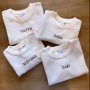 Toddler Crewneck Embroidered with Name