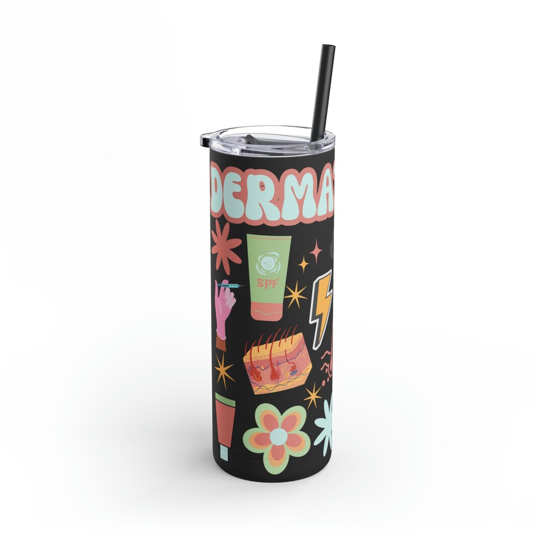 Retro Dermatology Tumbler, Dermatology Gift, Dermatology Gifts, Dermatology Tumbler, Dermatology PA, Dermatologist, Dermatology Nurse