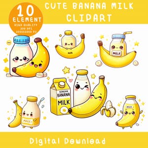 Bananenmilch Clipart