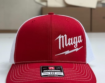 MAGA Hats, on Richardson 112 Trucker Mesh Hat
