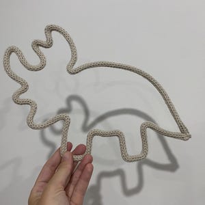 Wire knit dinosaurs